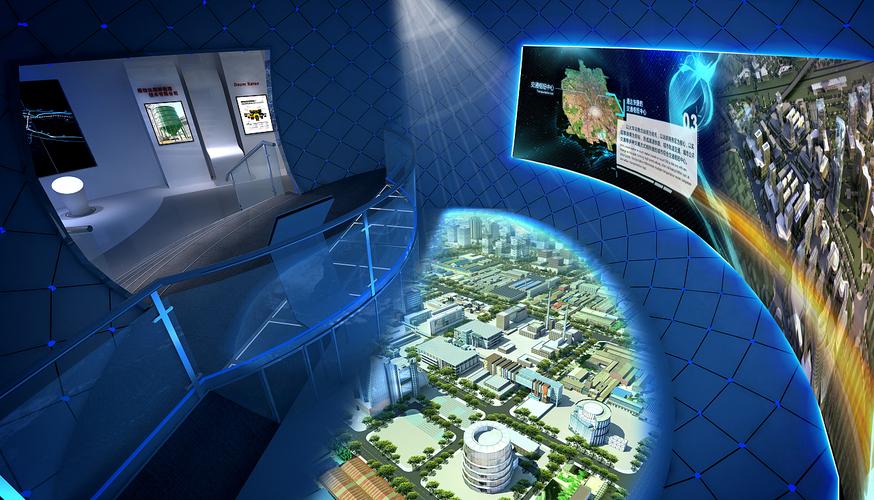 三河燕郊新技术创业服务中心 展示厅设计方案|空间|展陈设计|珊妞